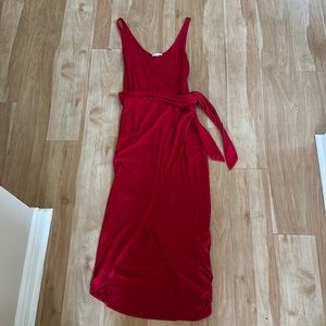 Reformation Jersey Tank Wrap Dress